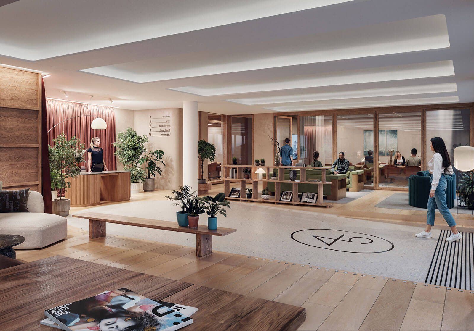 An indicative CGI view of reception