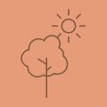Private terrace icon